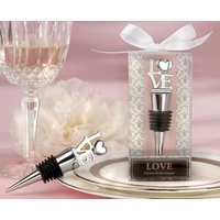 Wedding Bomboniere & Favours - Wine Bottle Stopper - Love