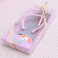 Wedding Bomboniere & Favours - Bottle Opener - Flip Flop  - Pink x 10