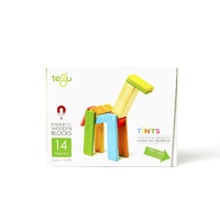 Tegu - Magnetic Wooden Blocks 14pc - Tints