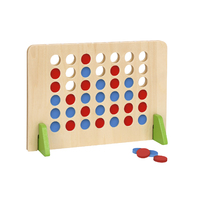 Tooky Toy - Wooden 4 in a Row Game
