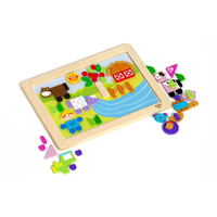 Tooky - Magnetic Puzzle Board - Farm