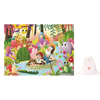 Tooky - Wooden Rainforest Jigsaw Puzzle - 72 pieces