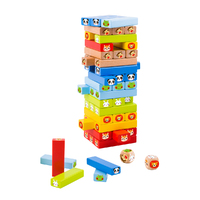 Tooky - Jenga Wooden Stacking Game - Animals