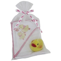 Elka Towel and Duck Set - Pink