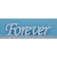 Wooden Inspirational Script Word - Forever