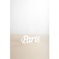 Wooden Inspirational Script Word - Paris