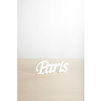 Wooden Inspirational Script Word - Paris