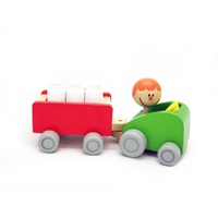 Kaper Kidz - Wooden Milk Bottle Bowling Tractor