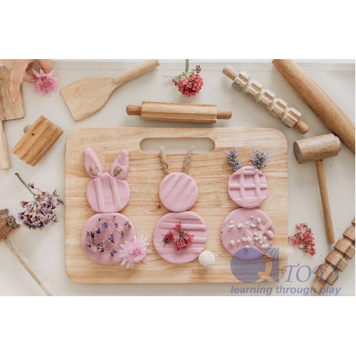 QToys Wooden Playdough Kit