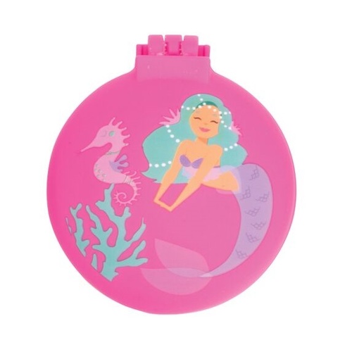 IS Gifts - Mermaid - Compact Hairbrush Pink, Purple, Turquise