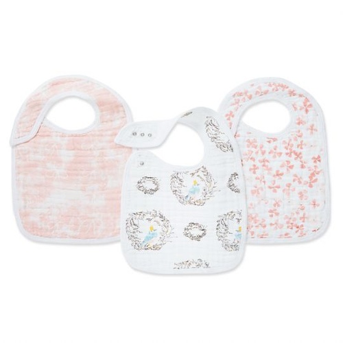 Aden + Anais Classic Snap Bibs 3pk - Birdsong