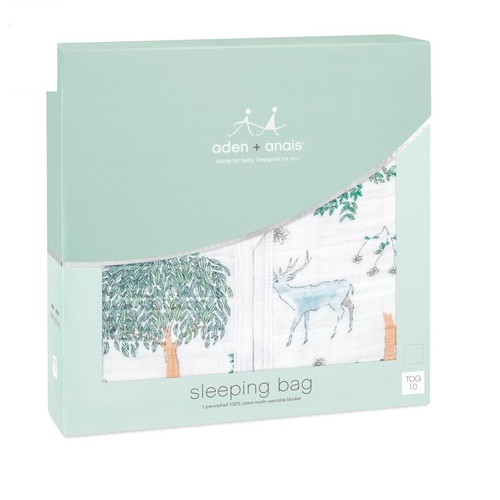 Aden + Anais Classic Summer Sleeping Bag 1.0 TOG - Forest Fantasy (small)