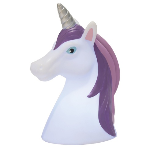 Illuminate Unicorn Head LED Light-Purple