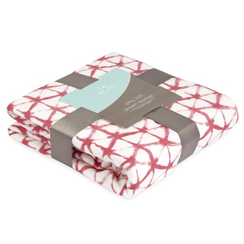 Aden + Anais Bamboo Dream Blanket - Berry Shibori