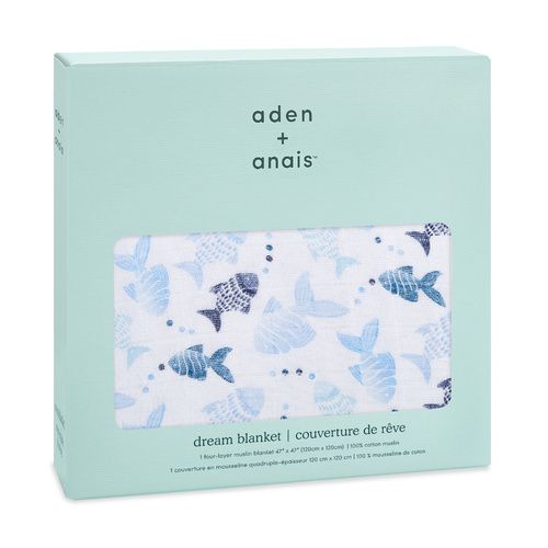 Aden + Anais Classic Dream Blanket - Gone Fishing