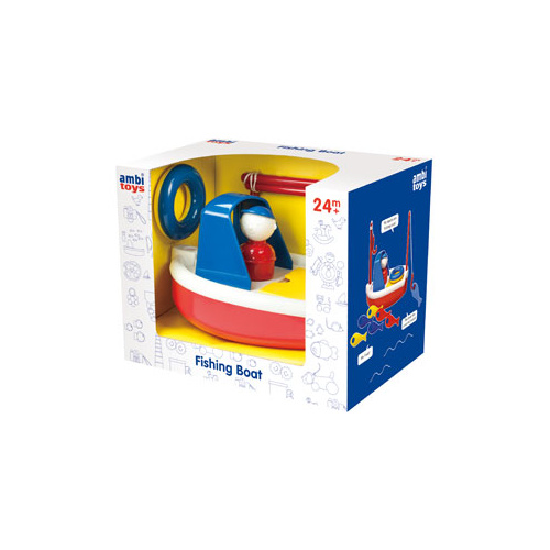 Ambi Toys - Fishing Boat Baby Activity Bath Toy