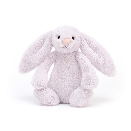 Jellycat Bashful Lavender Bunny Small 18cm Plush Super Soft Teddy