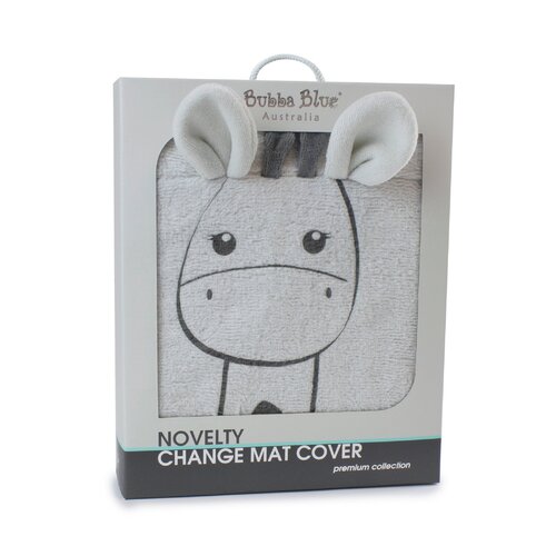 Bubba Blue Grey Playtime Novelty Change Mat Cover