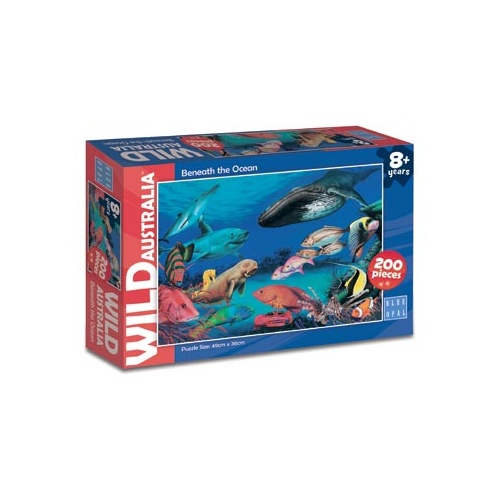 Blue Opal Wild Australia Jigsaw Puzzle Beneath the Ocean 200 pieces