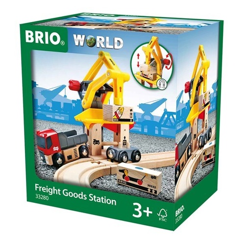 BRIO Station - Freight Goods Station, 6 pieces