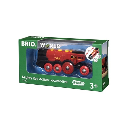 BRIO Battery Operated - Mighty Red Action Locomotive