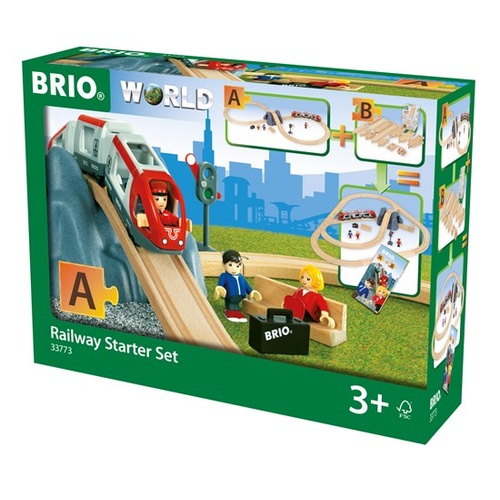 BRIO Set - Railway Starter Set "A", 26 pieces
