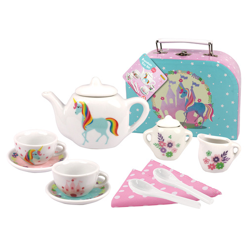 Kaper Kidz - Unicorn Porcelain Tea Set 13 pcs