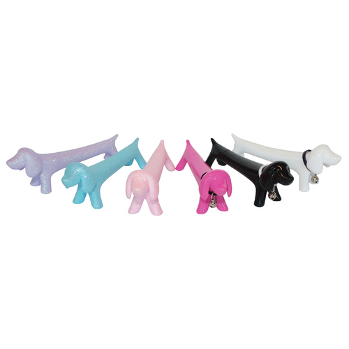 IS Gifts - Puppy Pens - assorted colours, pink, white or black colour selected at random