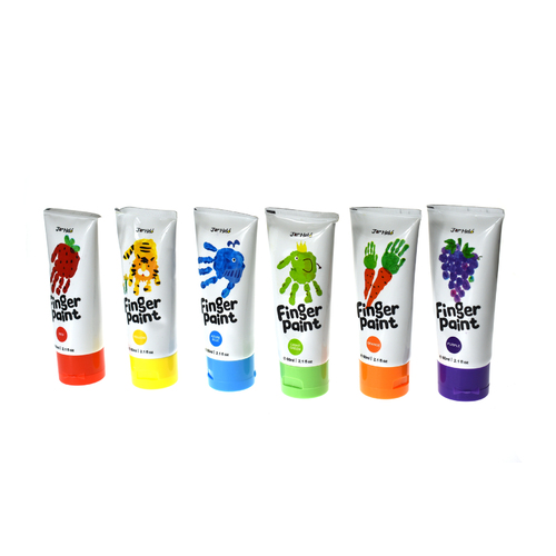 Jarmelo Finger Paint Set - 6 Colours