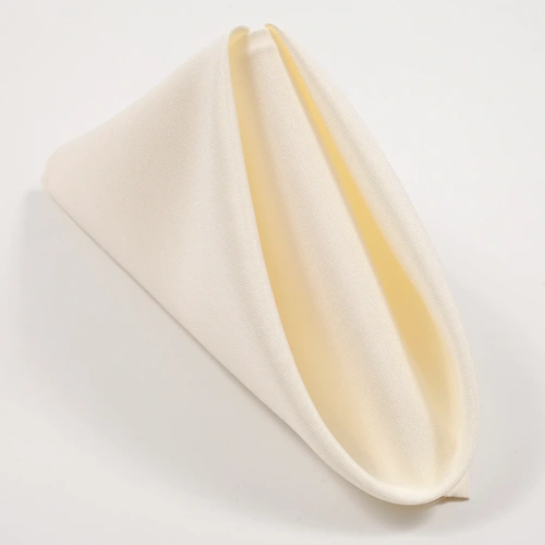 Wedding & Event Linen - Quality Polyester Napkins 50cm - Ivory