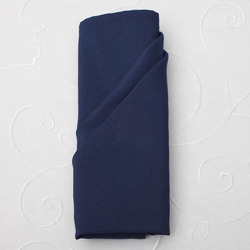Wedding & Event Linen - Quality Polyester Napkins 50cm - Navy