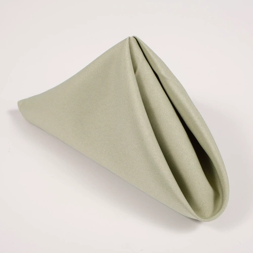 Wedding & Event Linen - Quality Polyester Napkins 50cm - Sage