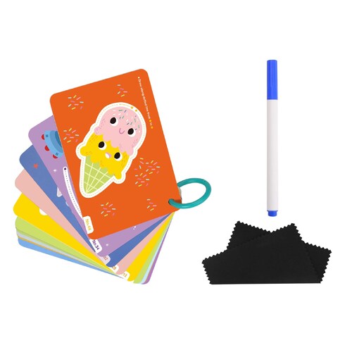 Tooky Land Tracing Shapes Flash Cards