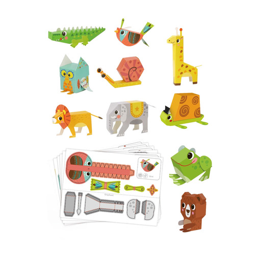 Tooky Land 3D Paper Models - Animals