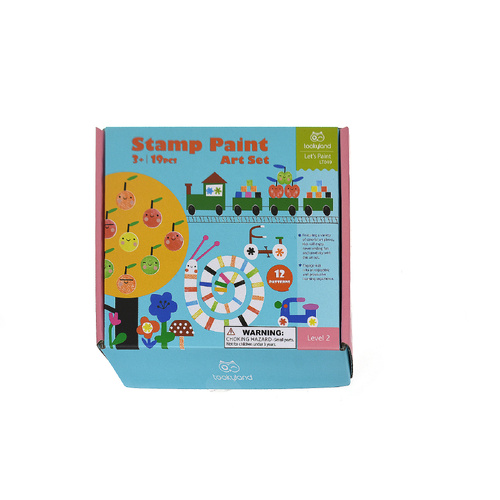 Tooky Land Lets Paint - Stamp Paint Art Set