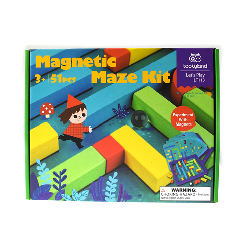 Tooky Land Lets Play - Magnetic Maze Kit