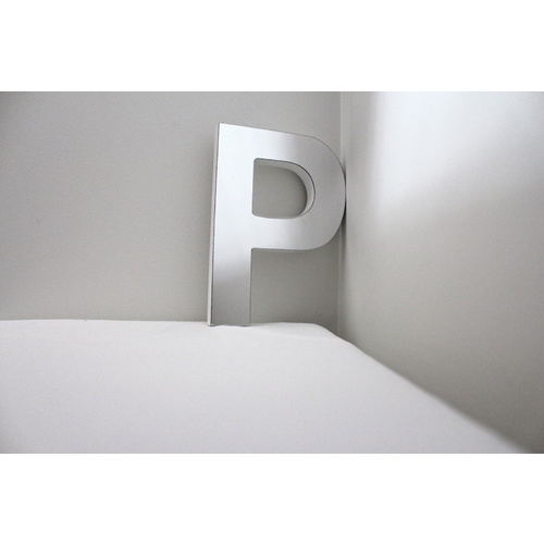 Mirror Alphabet Letter Large Upper Case 20cm "P"