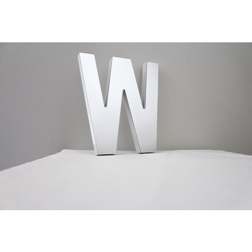 Mirror Alphabet Letter Large Upper Case 20cm "W"
