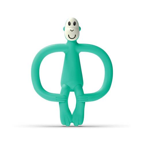 Matchstick Monkey Animal Teether - Monkey Anti Microbial - Green