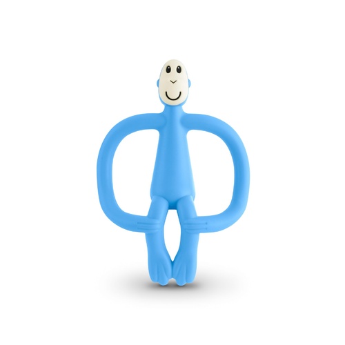 Matchstick Monkey Teething Toy and Gel Applicator - Baby Blue