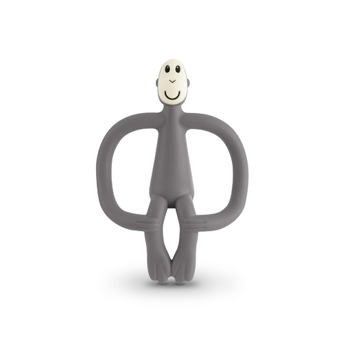 Matchstick Monkey Teething Toy and Gel Applicator - Grey