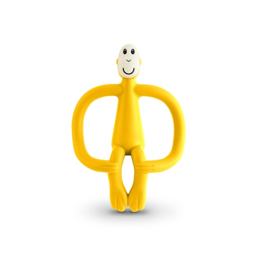 Matchstick Monkey Teething Toy and Gel Applicator - Yellow