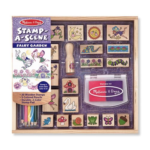 Melissa & Doug - Stamp A Scene - Fairy Garden
