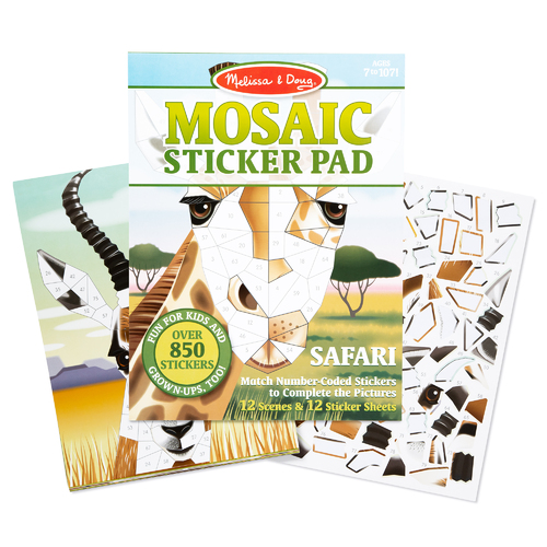 Melissa & Doug - Mosaic Sticker Pad - Safari
