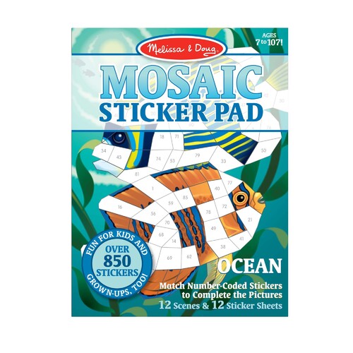 Melissa & Doug - Mosaic Sticker Pad - Ocean