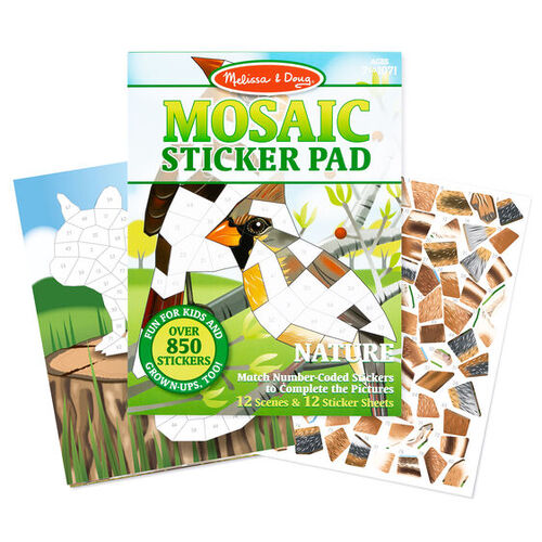 Melissa & Doug - Mosaic Sticker Pad - Nature