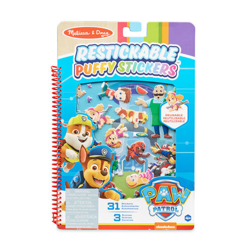 Melissa & Doug - PAW Patrol Puffy Sticker - Adventure Bay