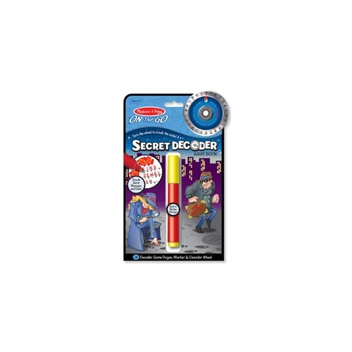 Melissa & Doug On The Go Secret Decoder Game Book