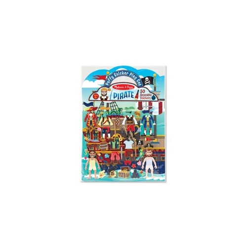 Melissa & Doug Reusable Puffy Sticker Play Set-Pirate