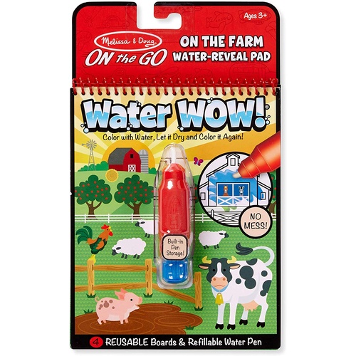 Melissa & Doug On the Go Water WOW - On The Farm Water-Reveal Pad